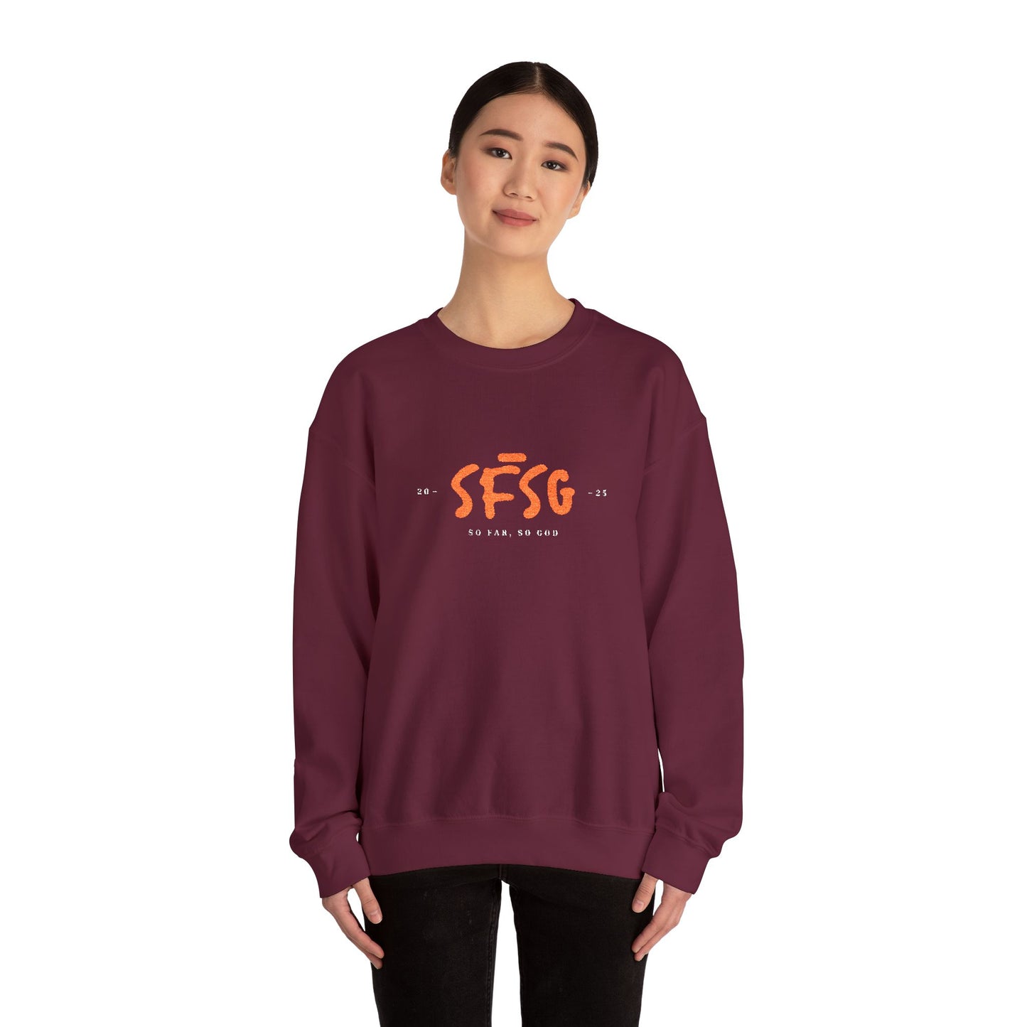 SFSG - Unisex Embroidery Crewneck Sweatshirt