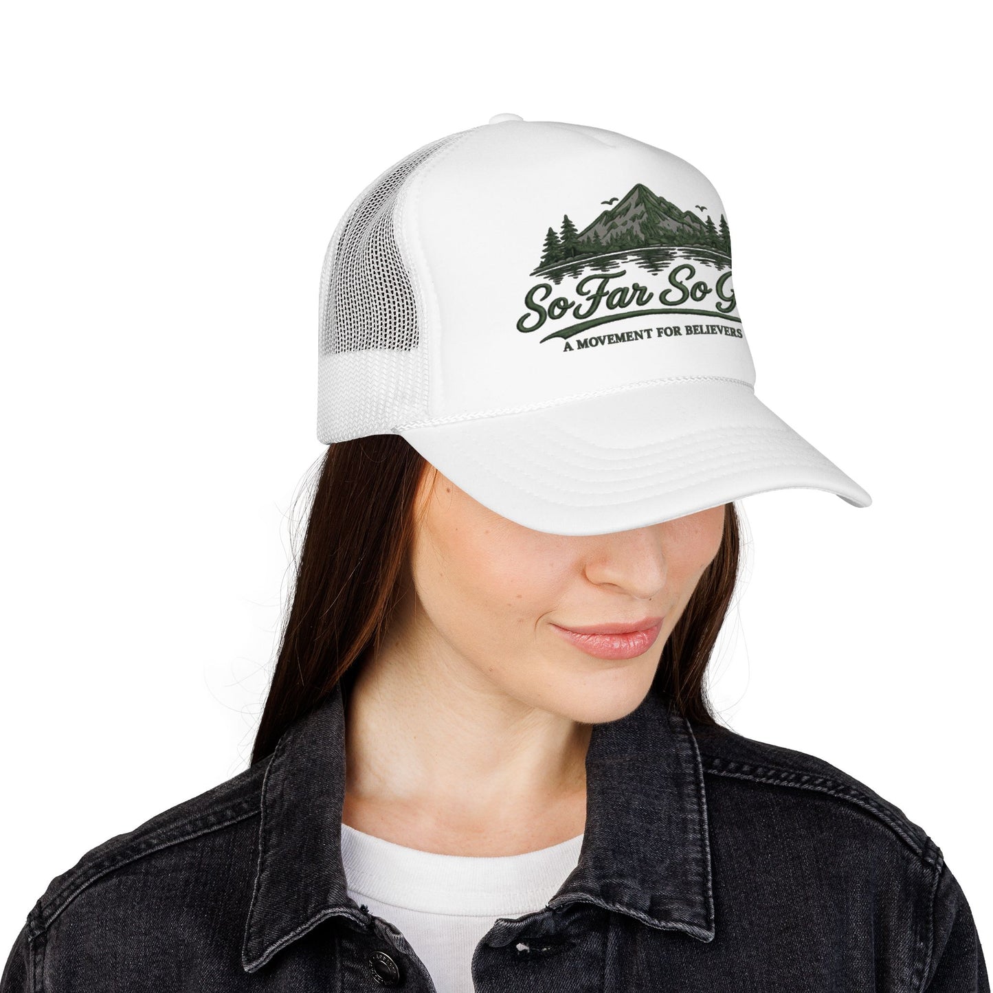 zSFSG Mountain Foam Trucker Hat