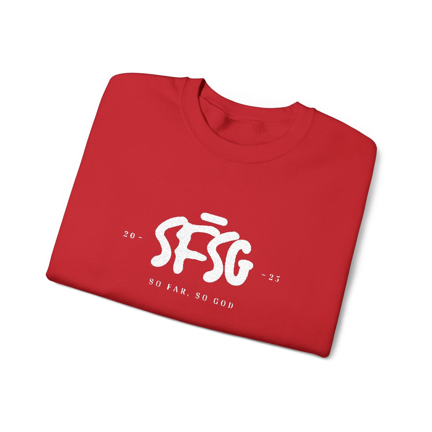 SFSG Unisex Embroidery Sweatshirt : WHITE CLASSIC