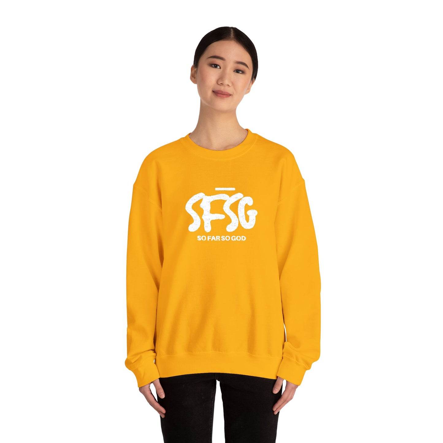 SFSG Unisex Sweatshirt : LOGO WHITE (Embroidery)