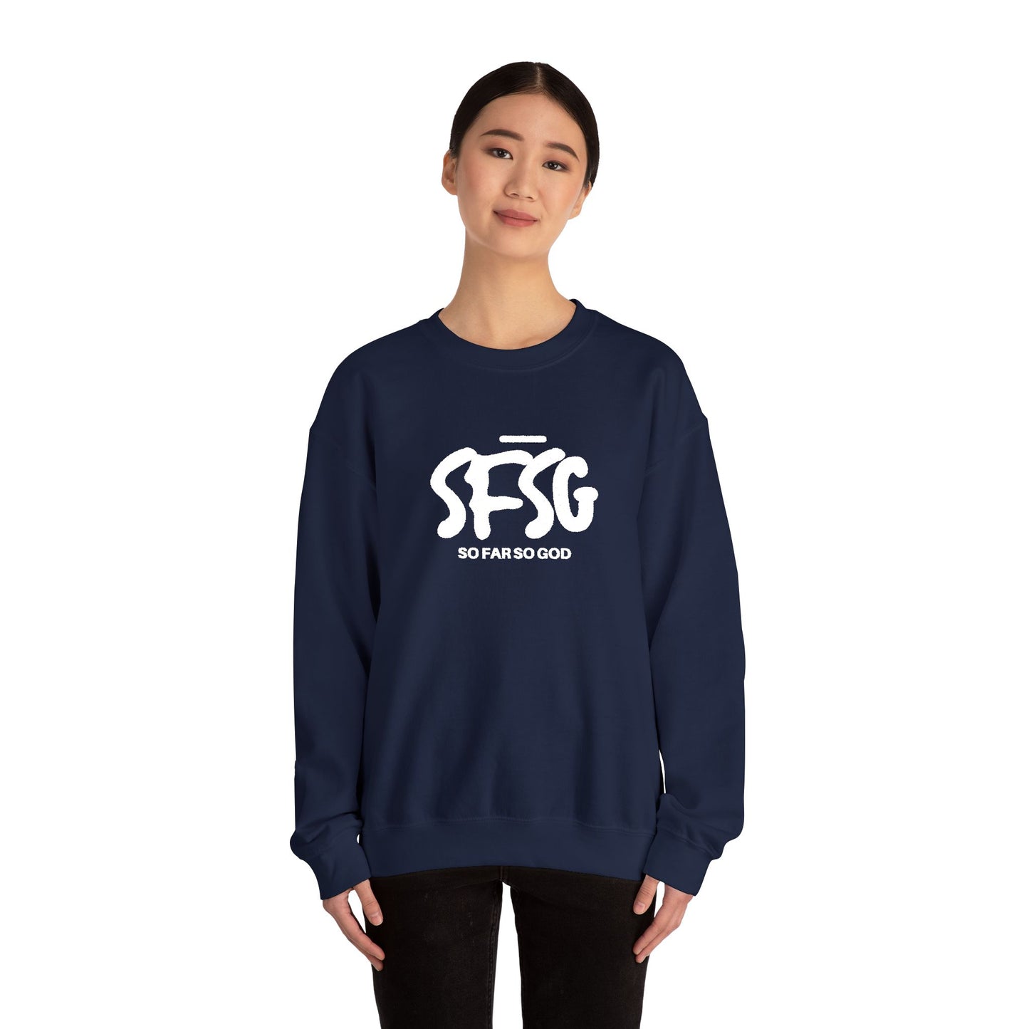 SFSG Unisex Sweatshirt : LOGO WHITE (Embroidery)
