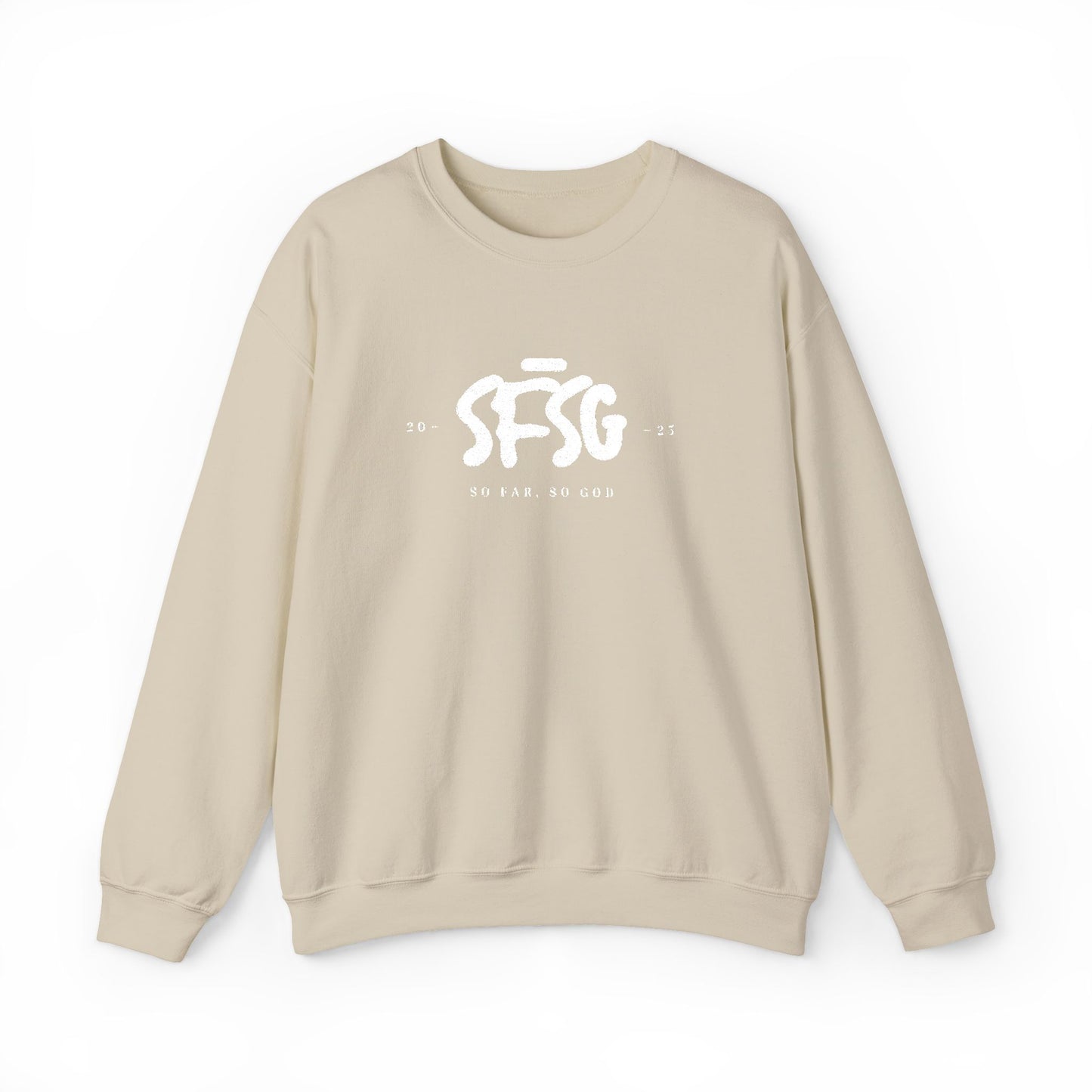 SFSG Unisex Embroidery Sweatshirt : WHITE CLASSIC