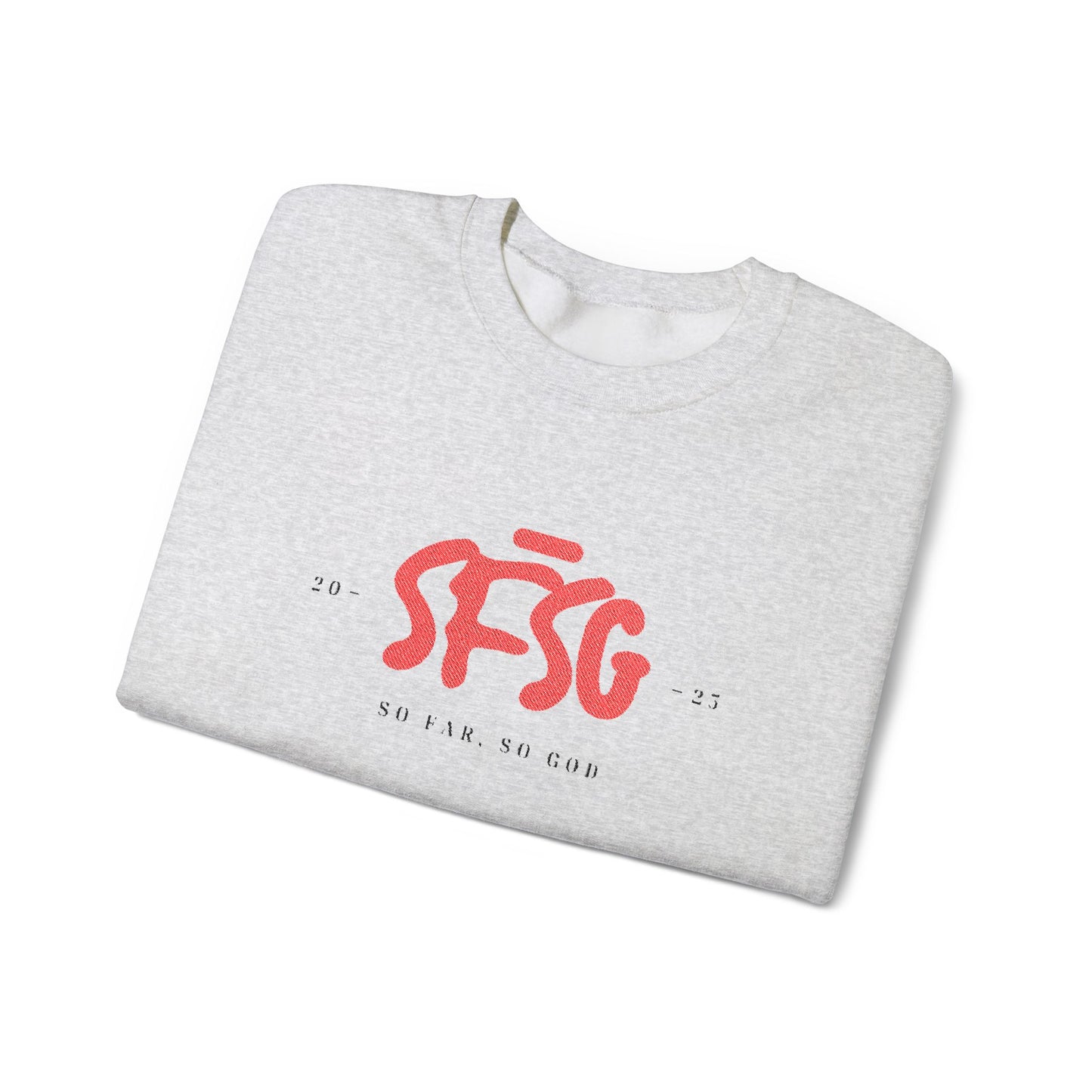 SFSG Unisex Embroidery Sweatshirt : RED CLASSIC
