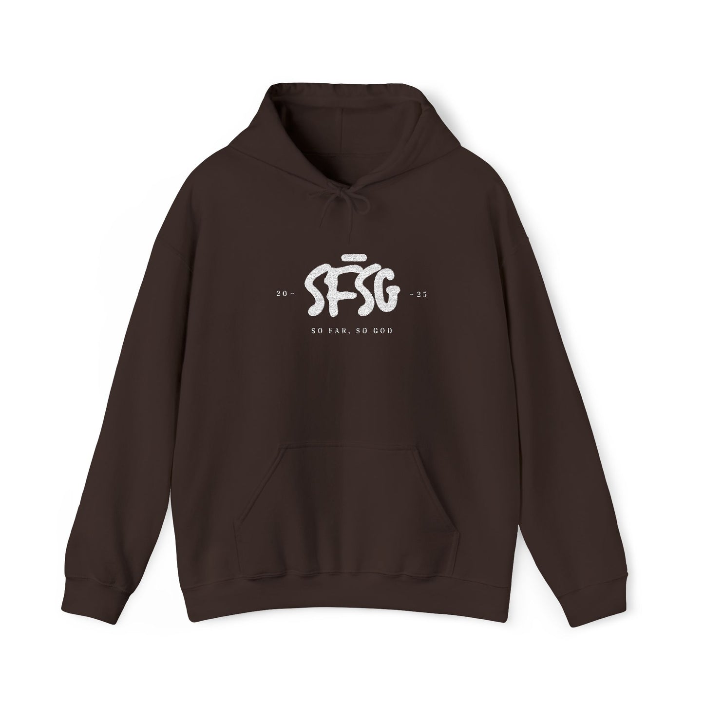 SFSG Unisex Hoody: LOGO WHITE CLASSIC (Embroidery)