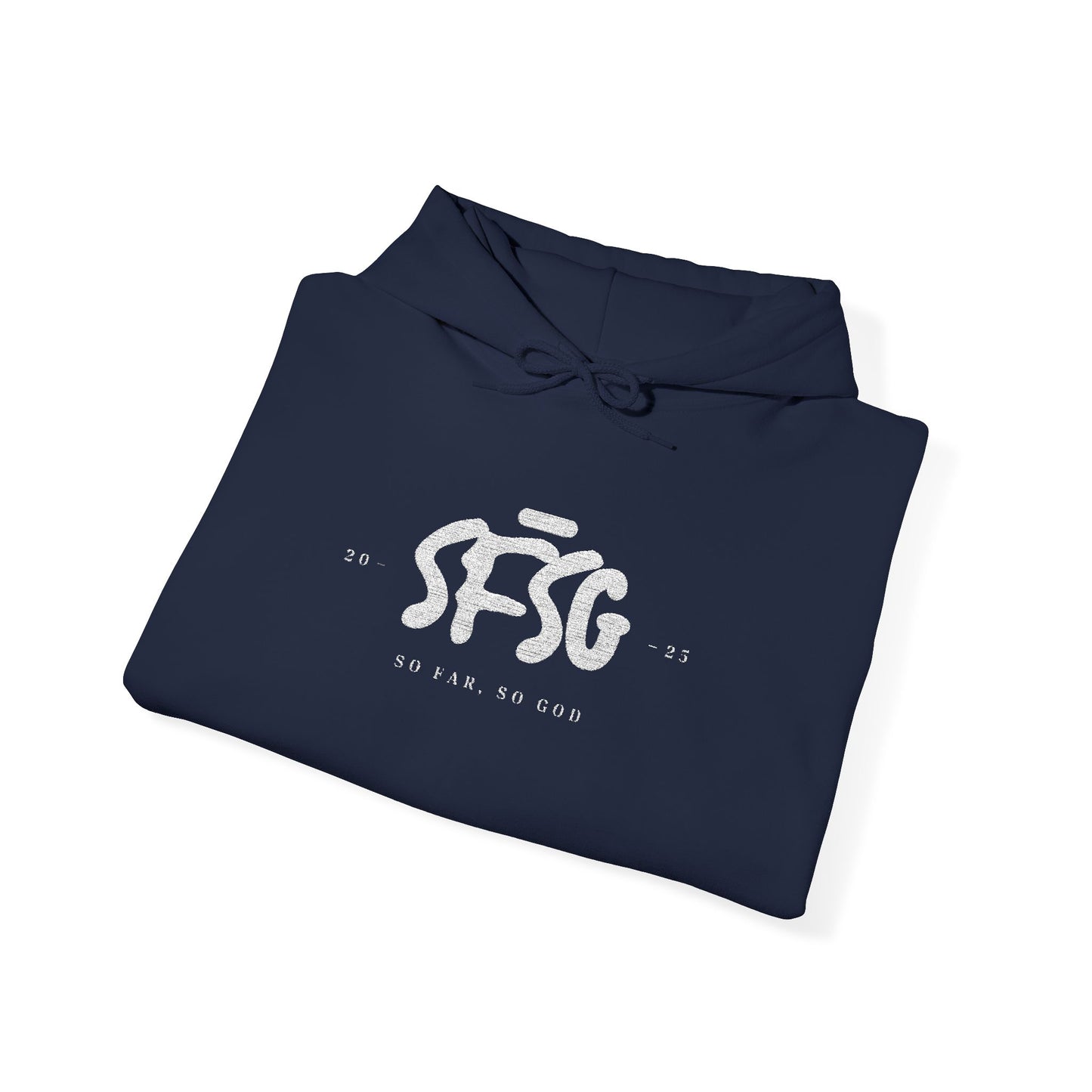 SFSG Unisex Hoody: LOGO WHITE CLASSIC (Embroidery)