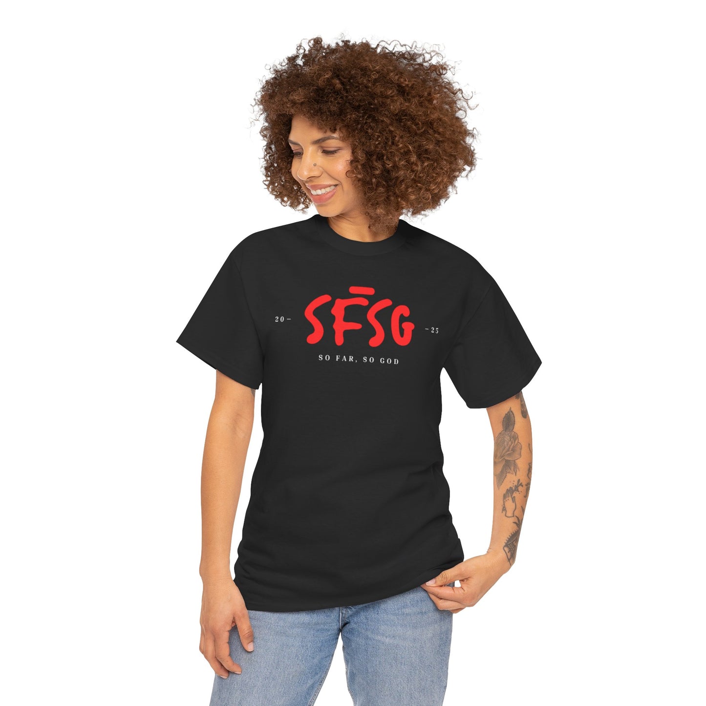 SFSG Unisex Tee: BLCK RED