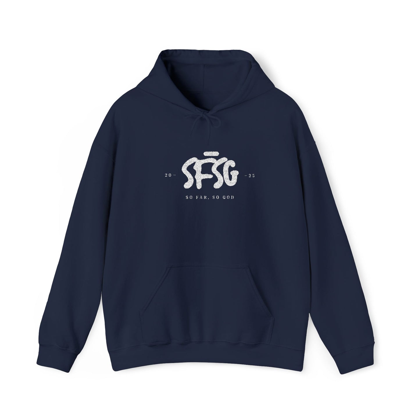 SFSG Unisex Hoody: LOGO WHITE CLASSIC (Embroidery)