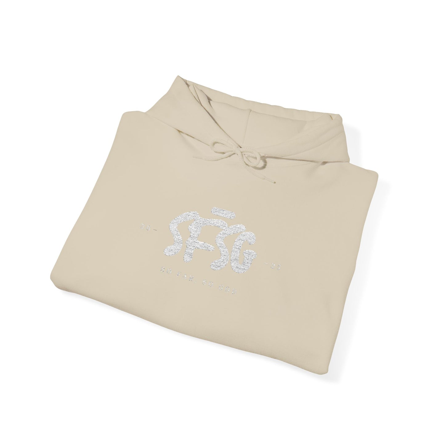 SFSG Unisex Hoody: LOGO WHITE CLASSIC (Embroidery)