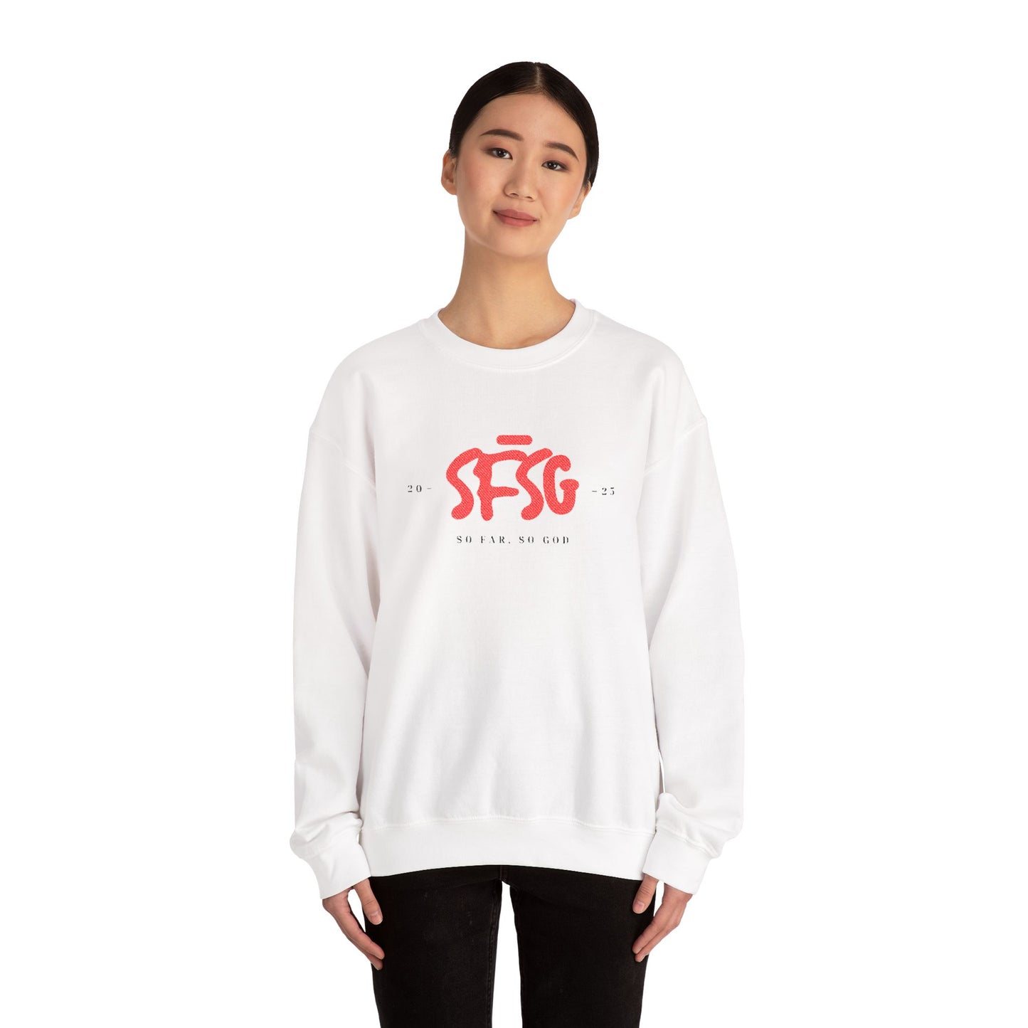 SFSG Unisex Embroidery Sweatshirt : RED CLASSIC