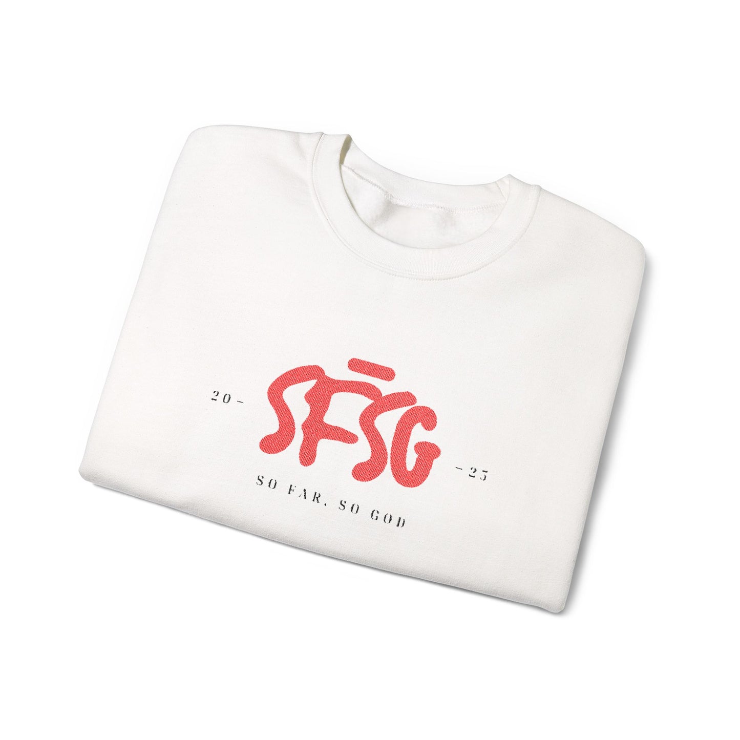 SFSG Unisex Embroidery Sweatshirt : RED CLASSIC