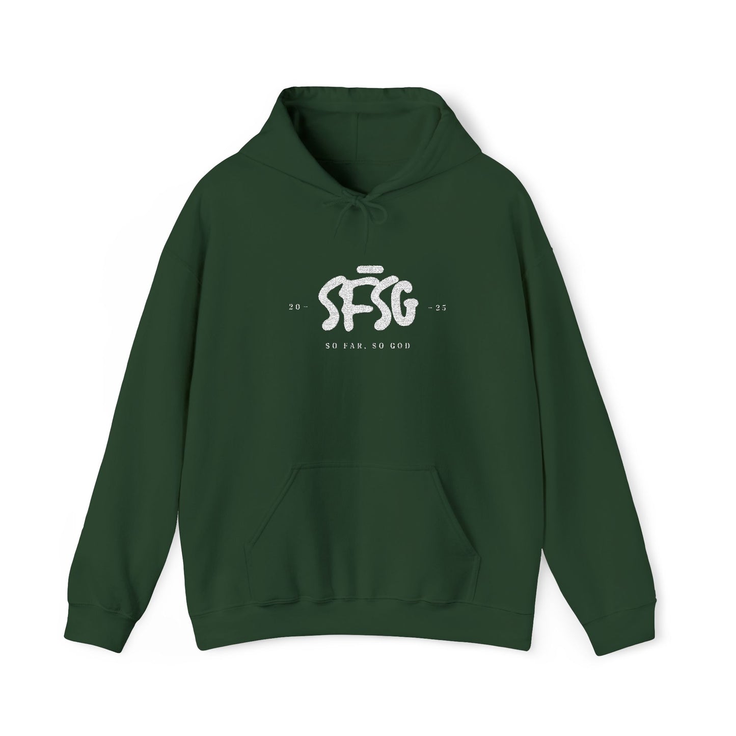 SFSG Unisex Hoody: LOGO WHITE CLASSIC (Embroidery)