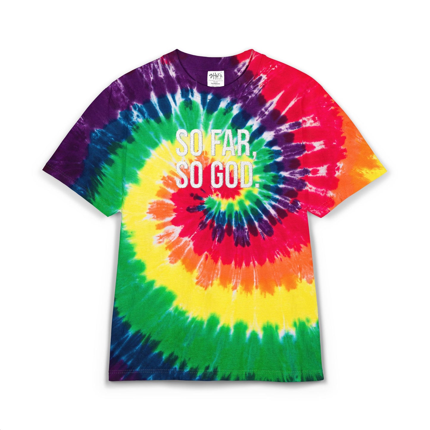 zOversized Tie-Dye T-Shirt (Embroidery)