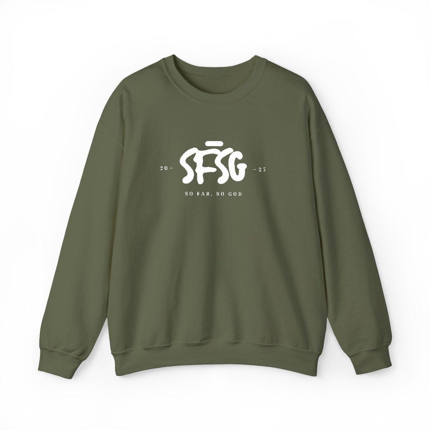 SFSG Unisex Embroidery Sweatshirt : WHITE CLASSIC