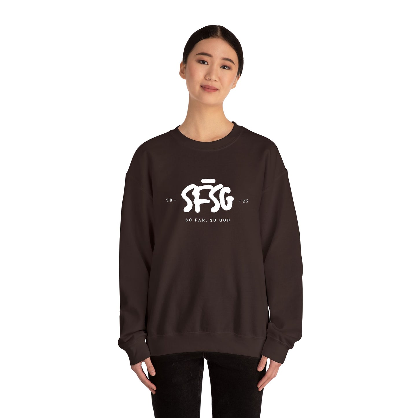 SFSG Unisex Embroidery Sweatshirt : WHITE CLASSIC