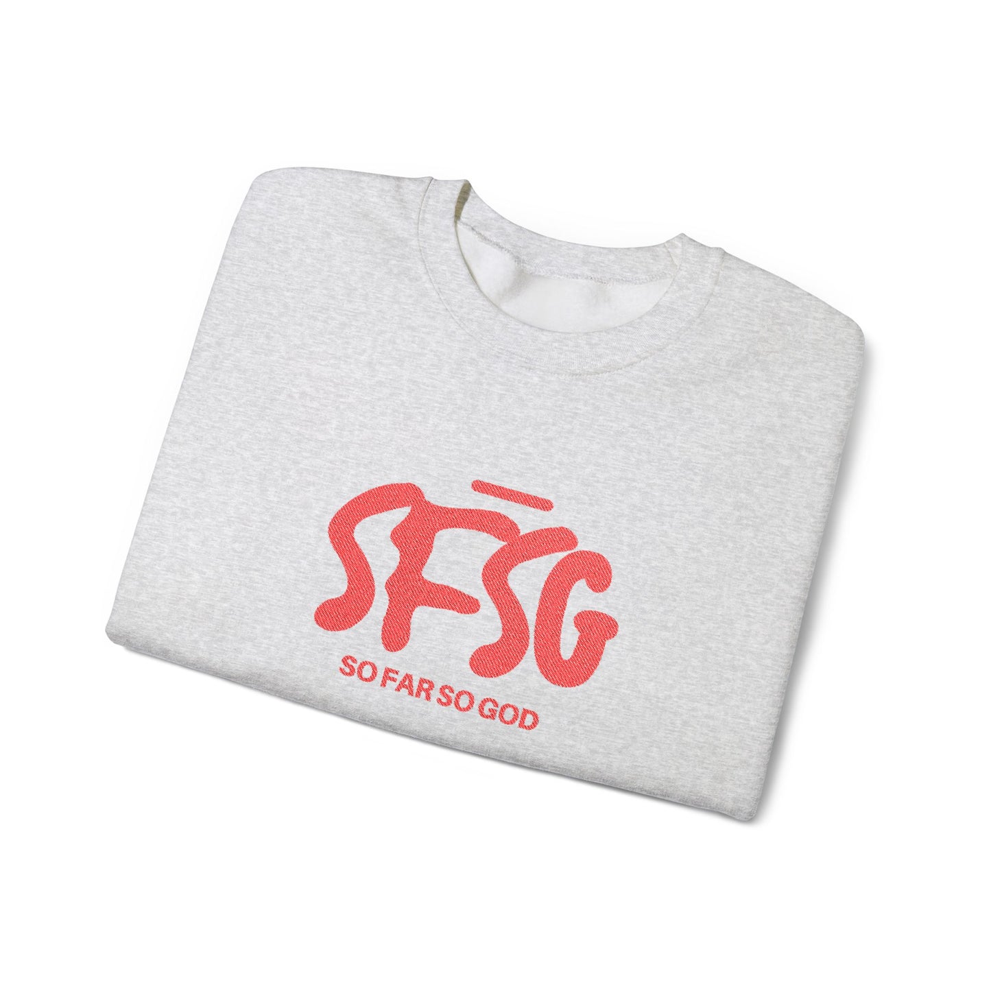 SFSG Unisex Embroidery Sweatshirt : BLCK RED