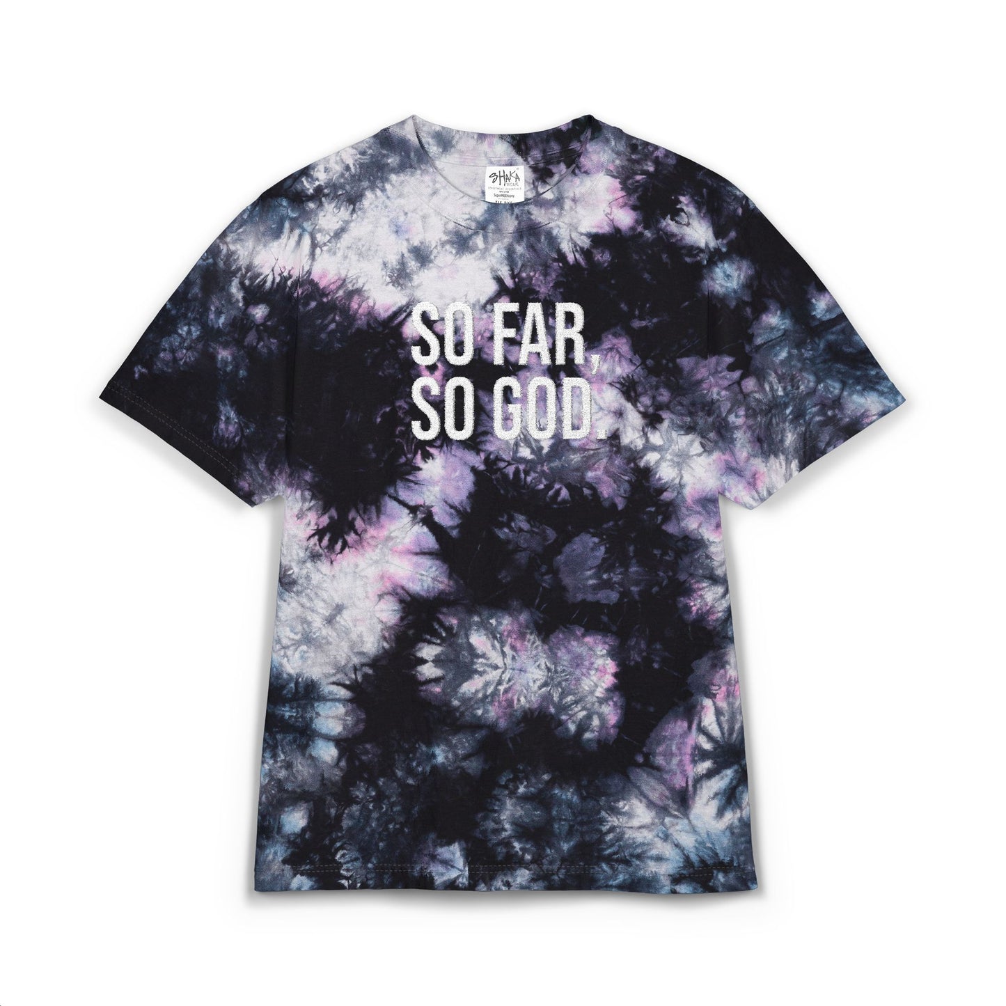 zOversized Tie-Dye T-Shirt (Embroidery)