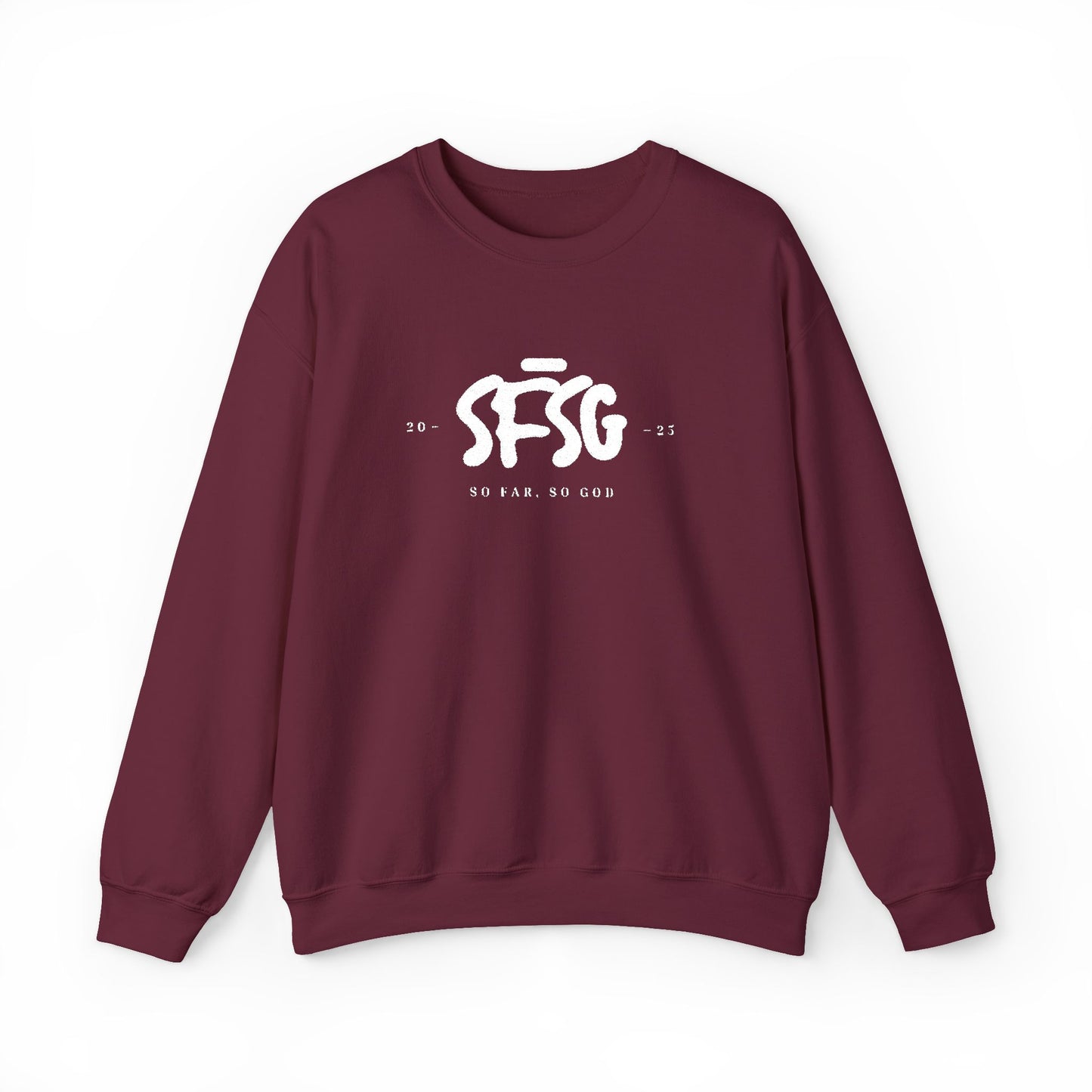 SFSG Unisex Embroidery Sweatshirt : WHITE CLASSIC