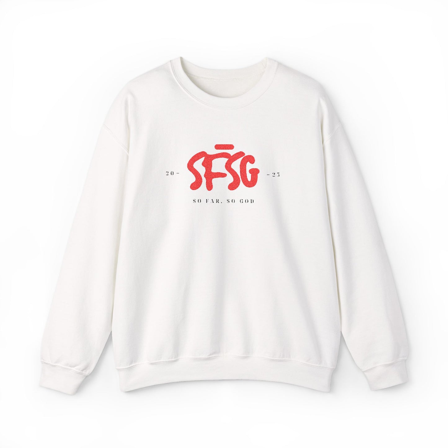 SFSG Unisex Embroidery Sweatshirt : RED CLASSIC
