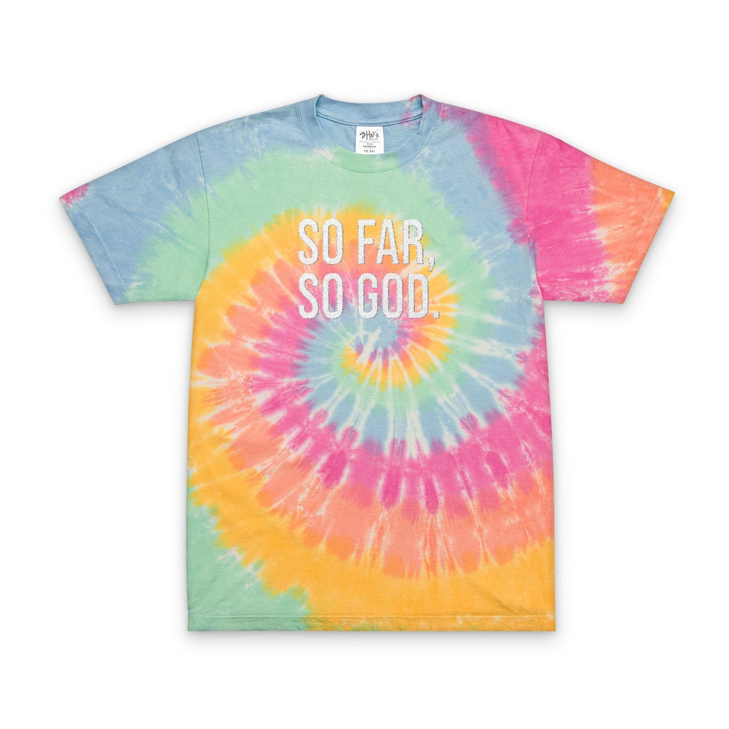 zOversized Tie-Dye T-Shirt (Embroidery)