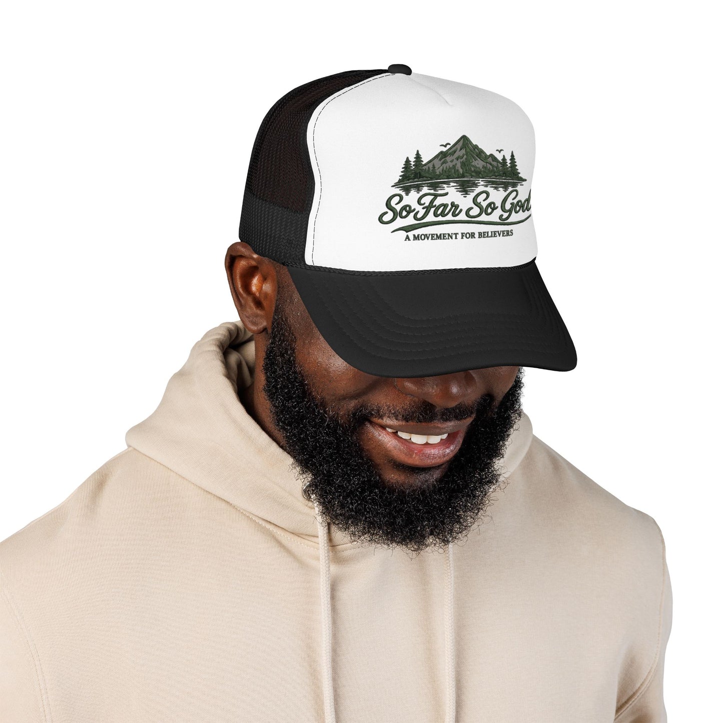 zSFSG Mountain Foam Trucker Hat