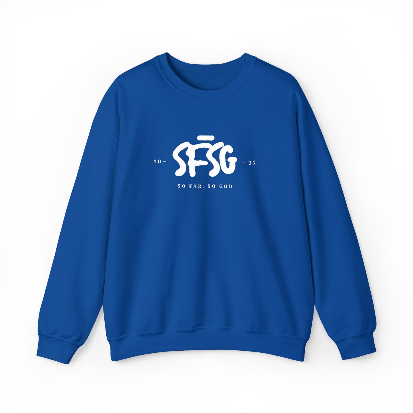 SFSG Unisex Embroidery Sweatshirt : WHITE CLASSIC