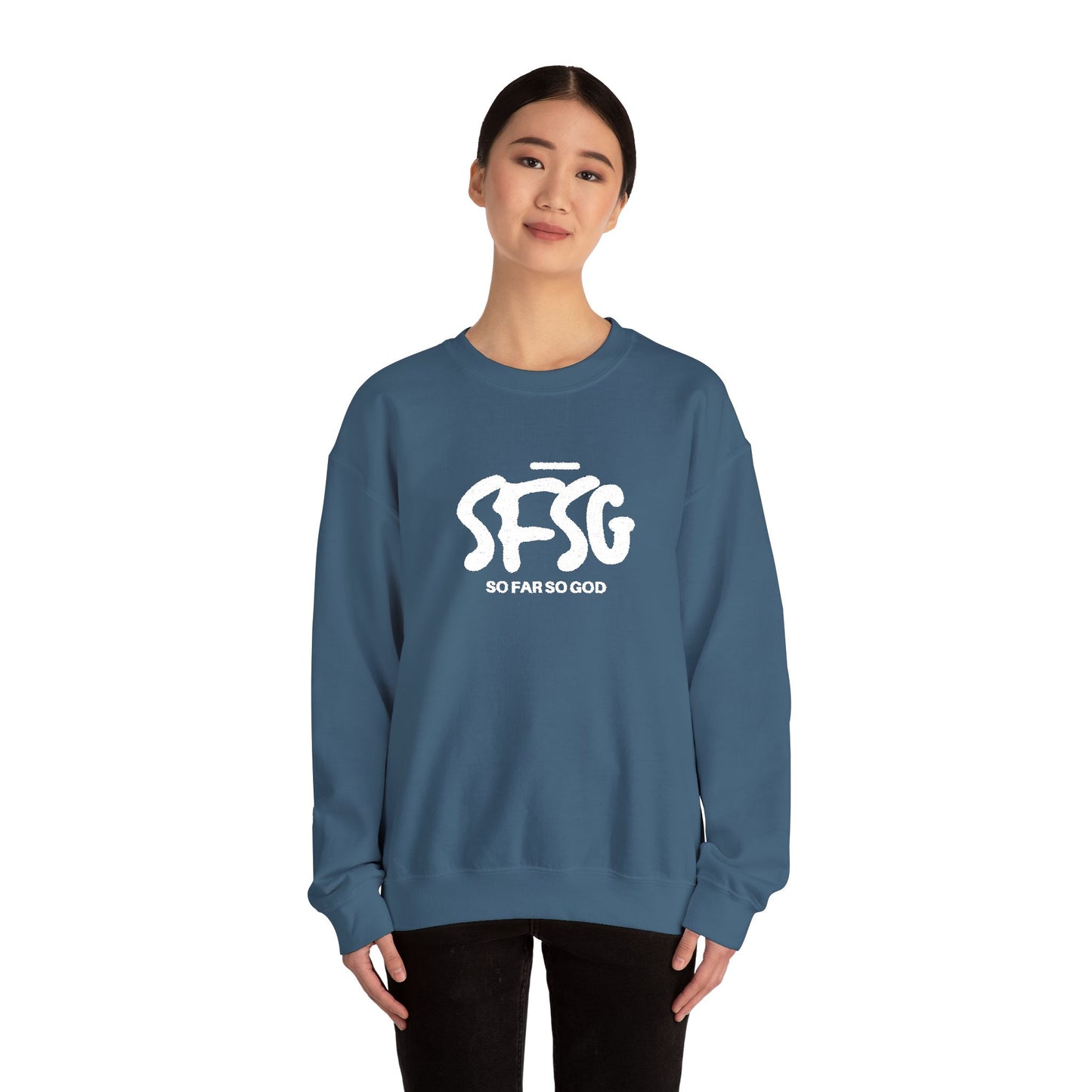 SFSG Unisex Sweatshirt : LOGO WHITE (Embroidery)