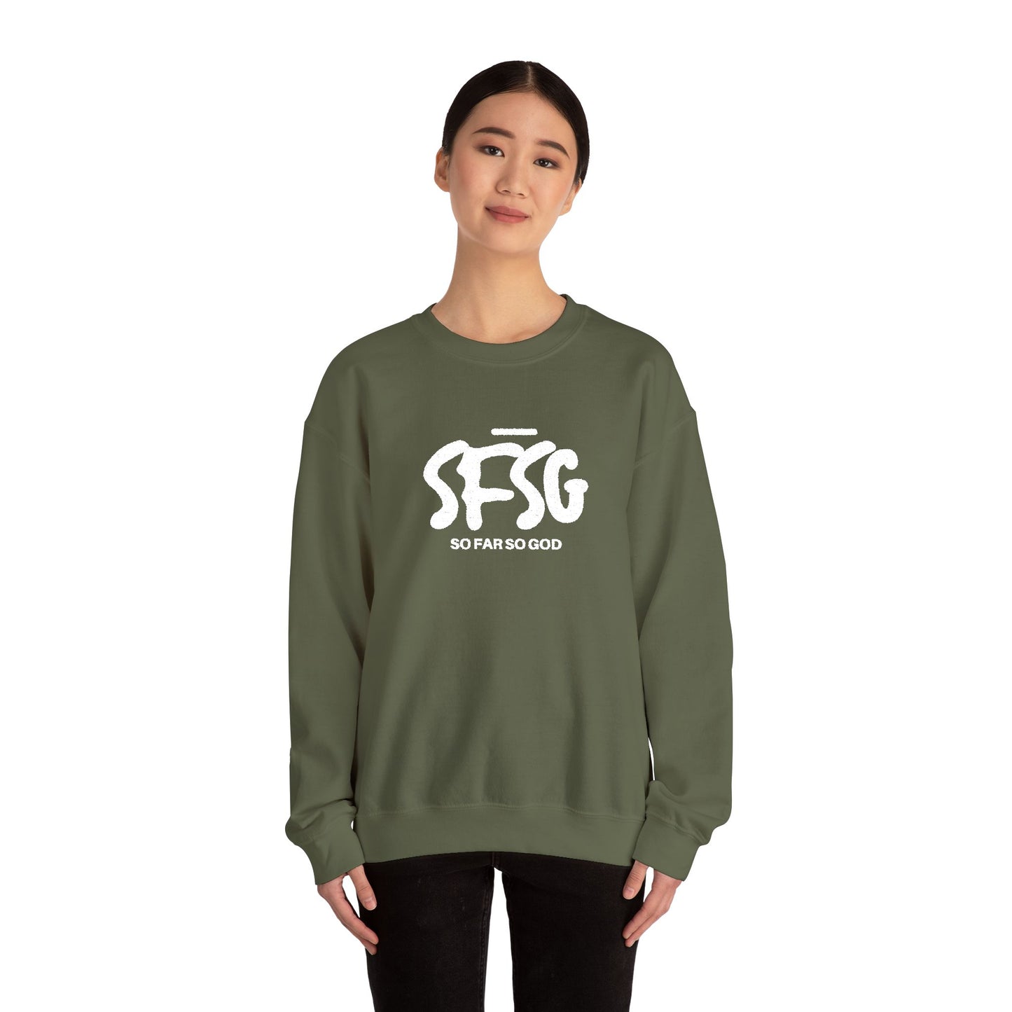 SFSG Unisex Sweatshirt : LOGO WHITE (Embroidery)