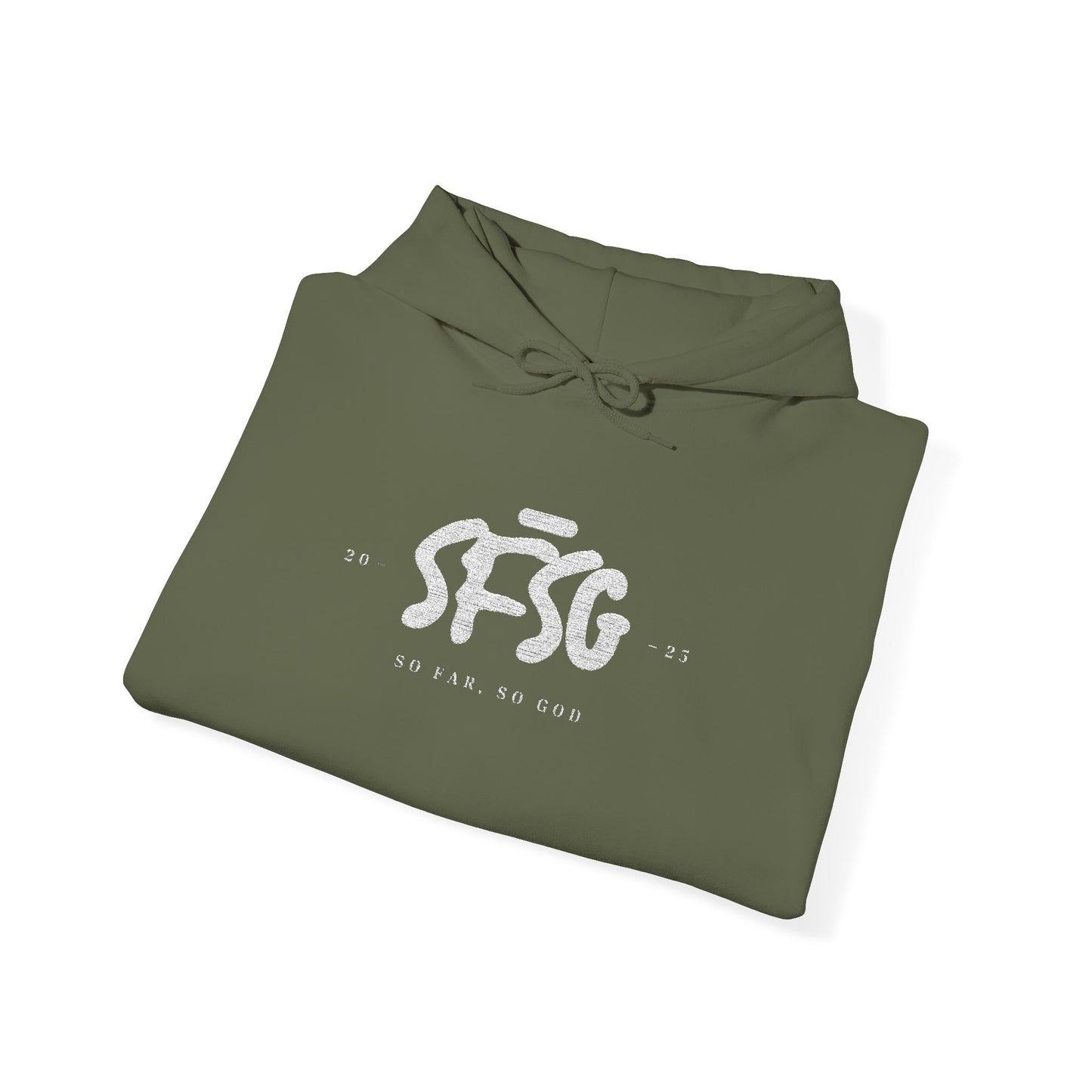 SFSG Unisex Hoody: LOGO WHITE CLASSIC (Embroidery)