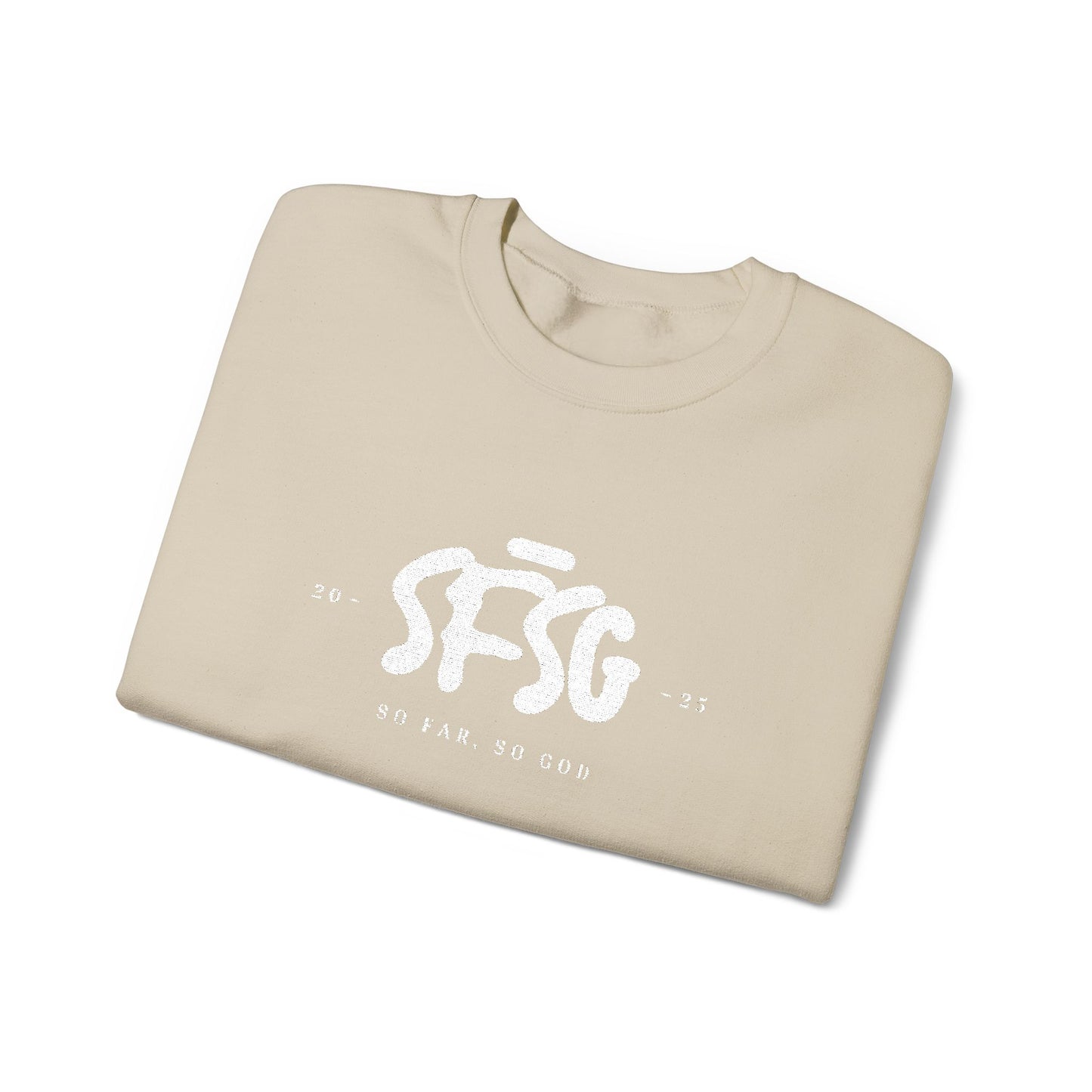 SFSG Unisex Embroidery Sweatshirt : WHITE CLASSIC