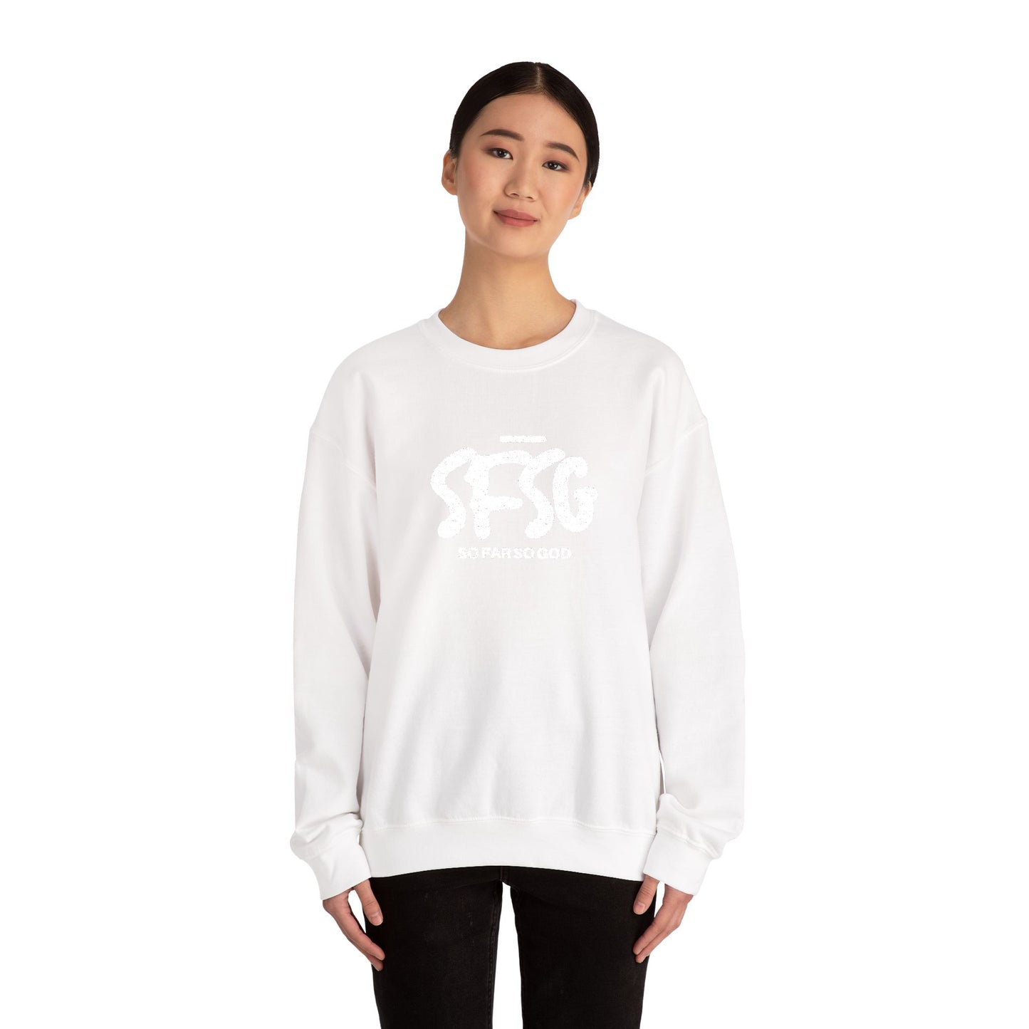 SFSG Unisex Sweatshirt : LOGO WHITE (Embroidery)