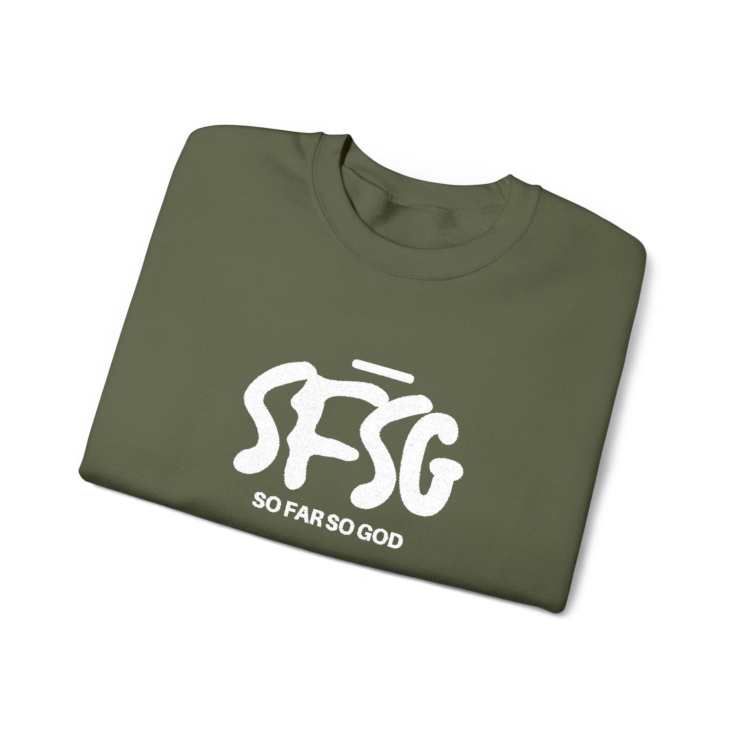 SFSG Unisex Sweatshirt : LOGO WHITE (Embroidery)