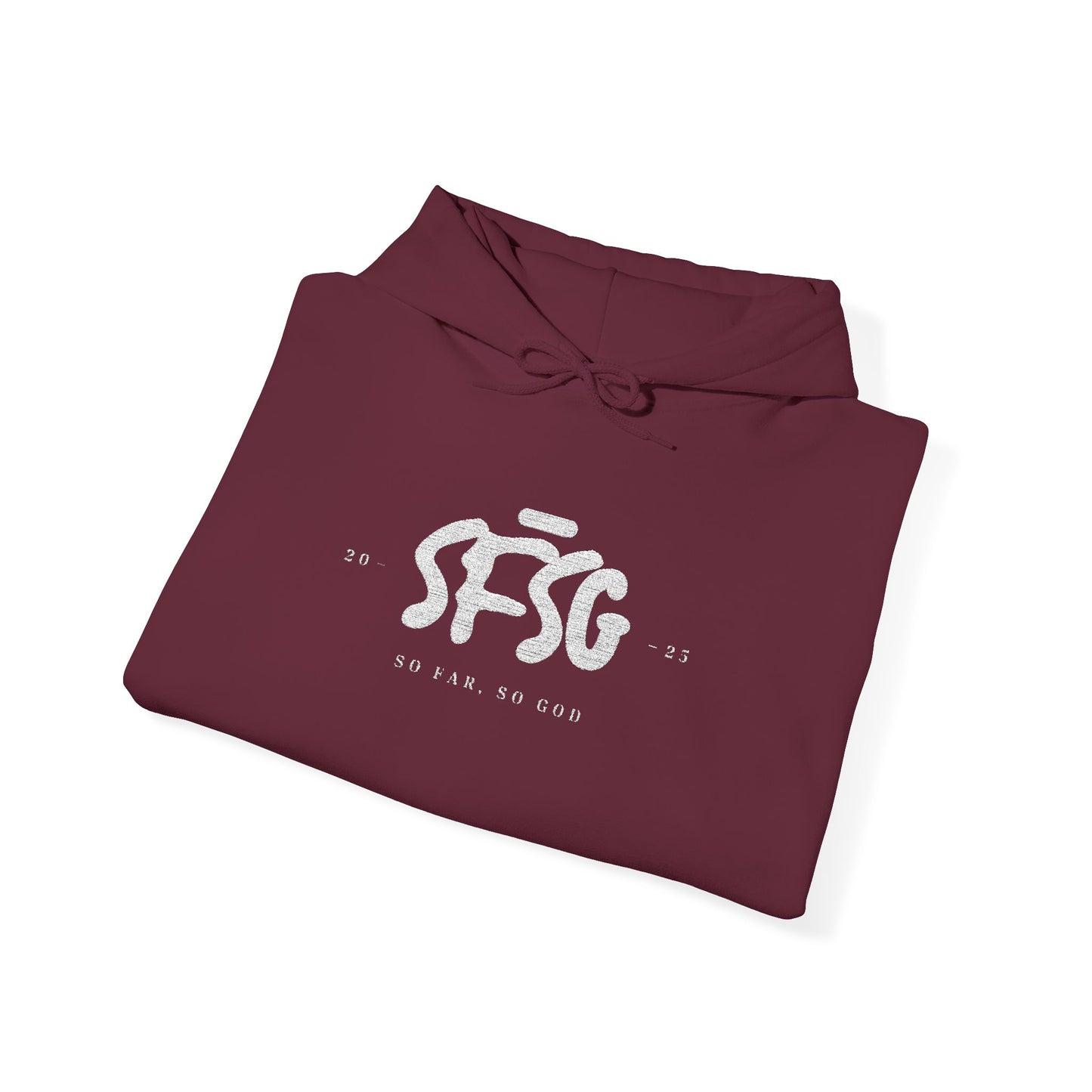 SFSG Unisex Hoody: LOGO WHITE CLASSIC (Embroidery)