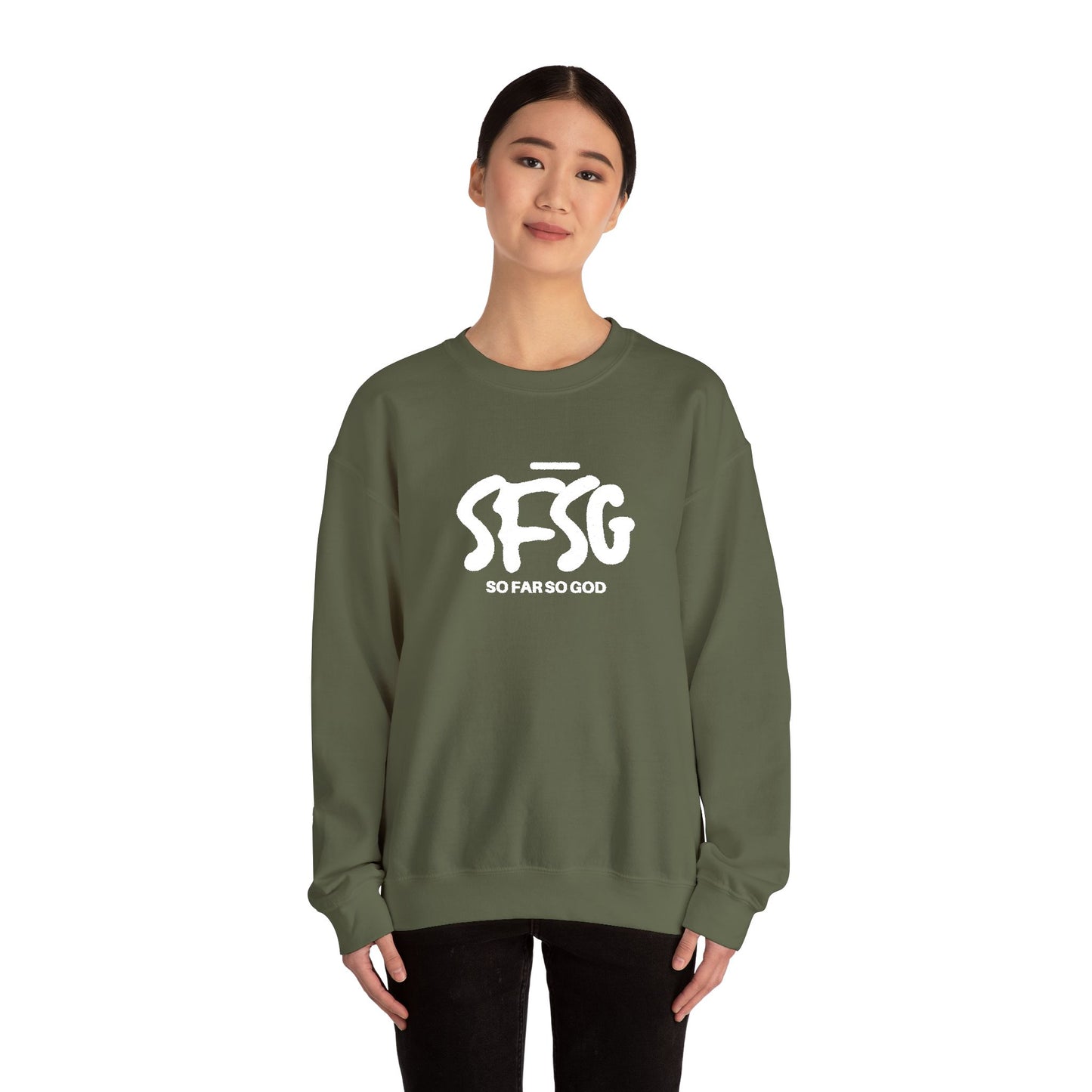 SFSG Unisex Sweatshirt : LOGO WHITE (Embroidery)