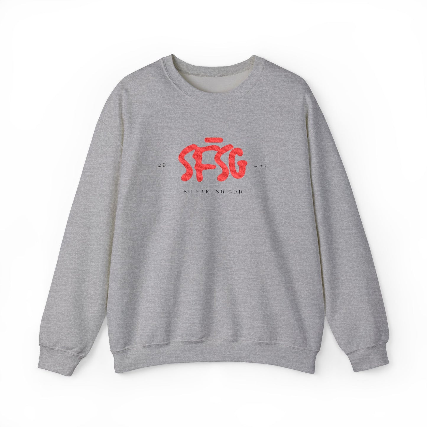 SFSG Unisex Embroidery Sweatshirt : RED CLASSIC