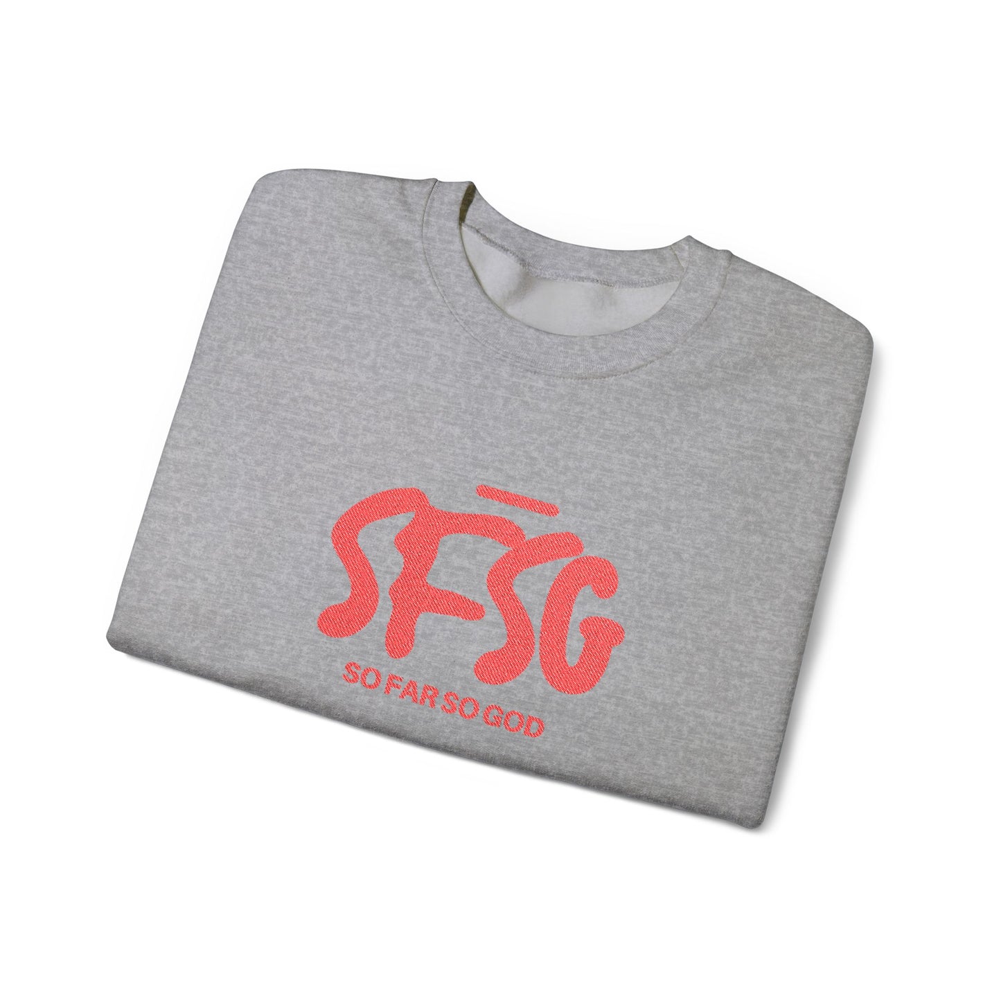 SFSG Unisex Embroidery Sweatshirt : BLCK RED