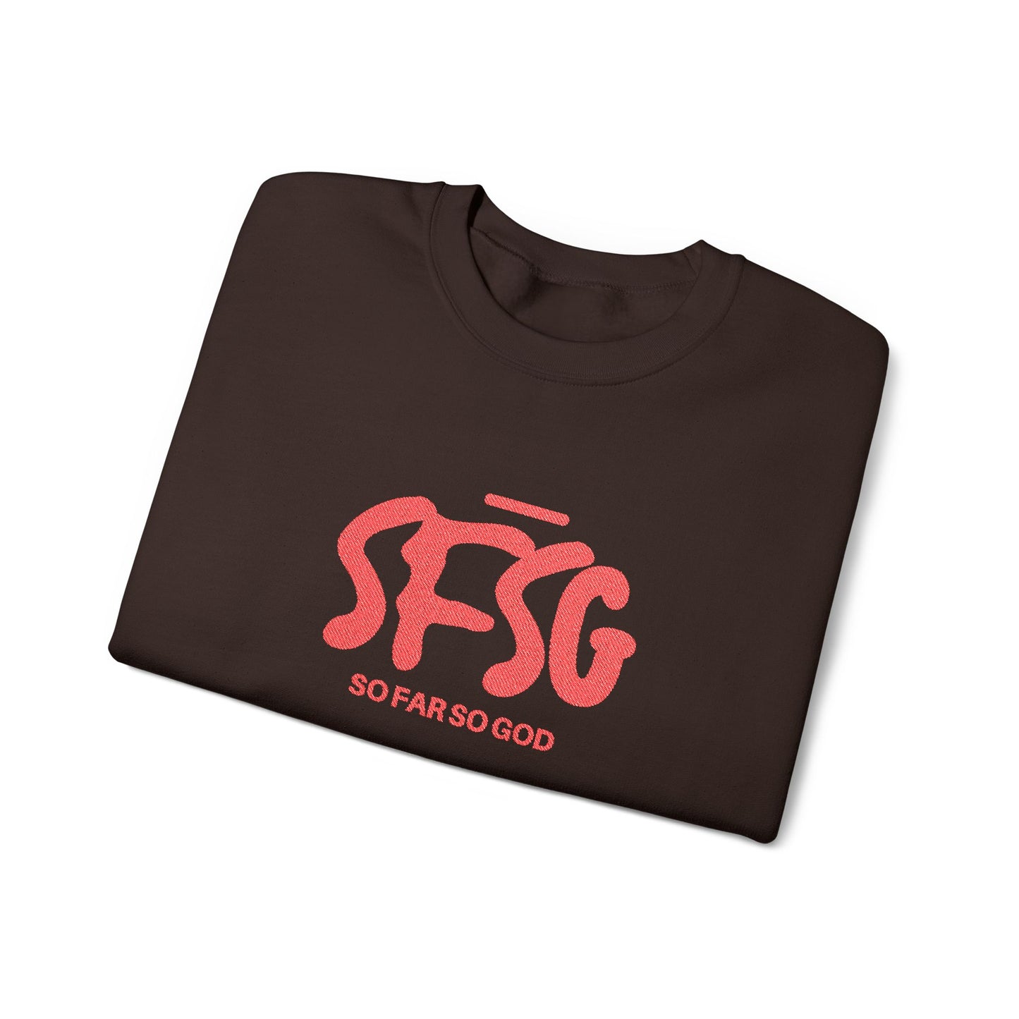 SFSG Unisex Embroidery Sweatshirt : BLCK RED