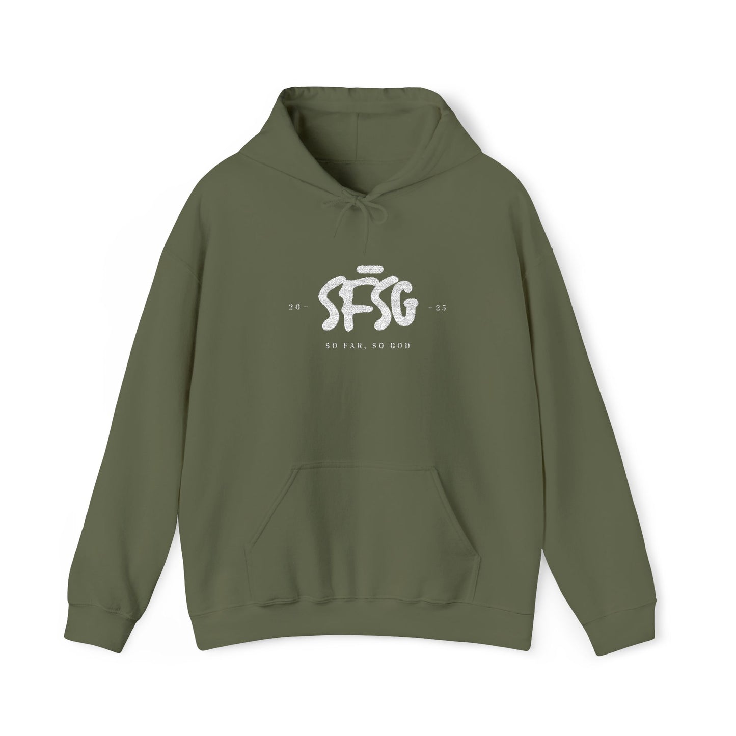 SFSG Unisex Hoody: LOGO WHITE CLASSIC (Embroidery)