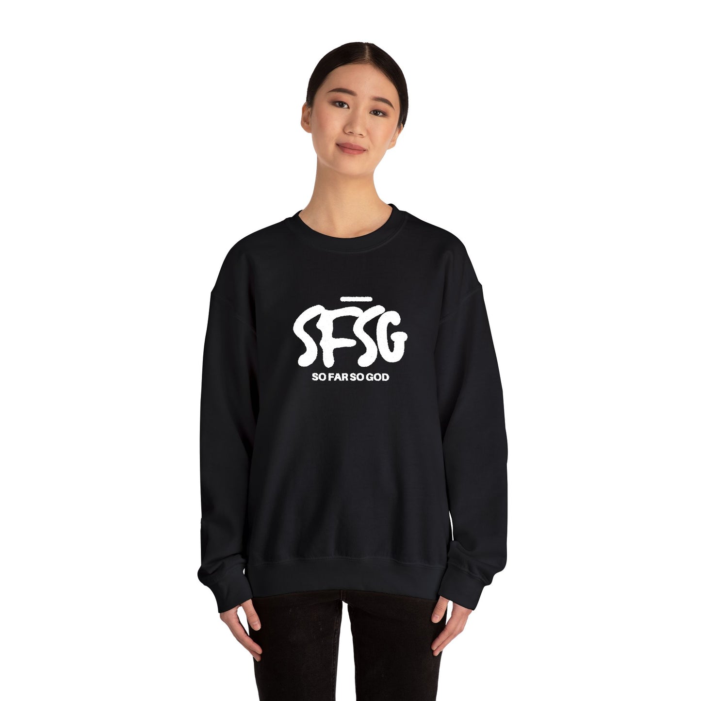 SFSG Unisex Sweatshirt : LOGO WHITE (Embroidery)