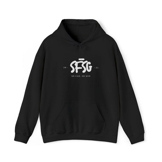 SFSG Unisex Hoody: LOGO WHITE CLASSIC (Embroidery)