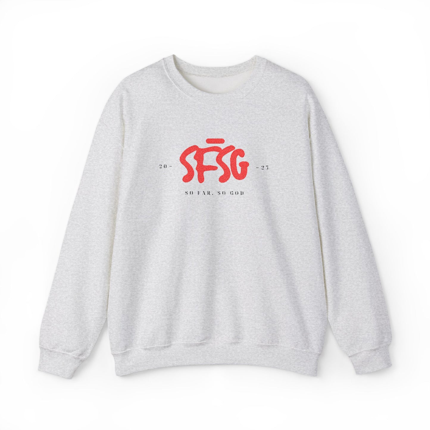 SFSG Unisex Embroidery Sweatshirt : RED CLASSIC