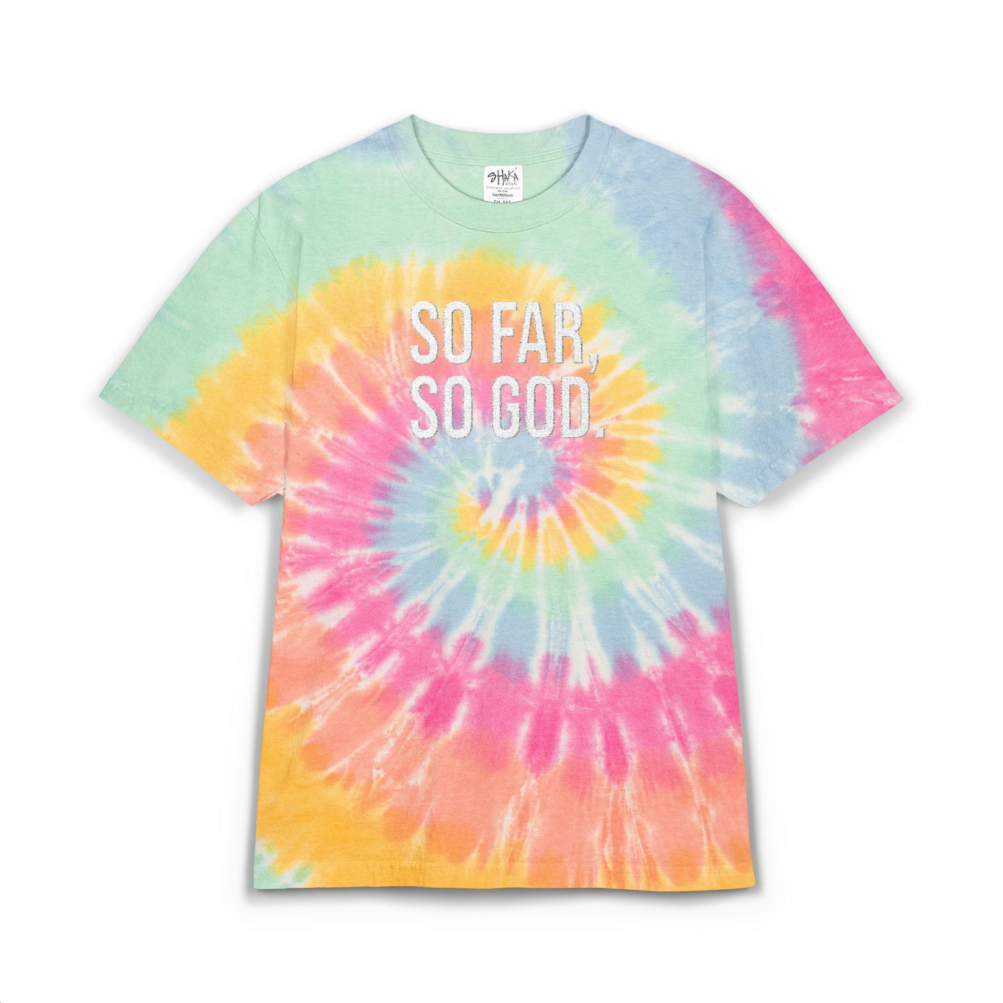 zOversized Tie-Dye T-Shirt (Embroidery)