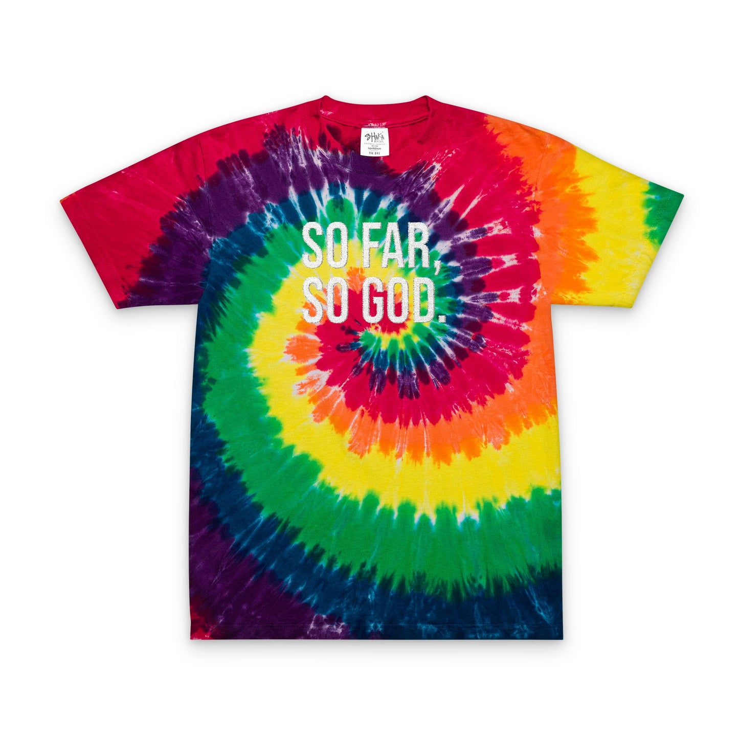 zOversized Tie-Dye T-Shirt (Embroidery)