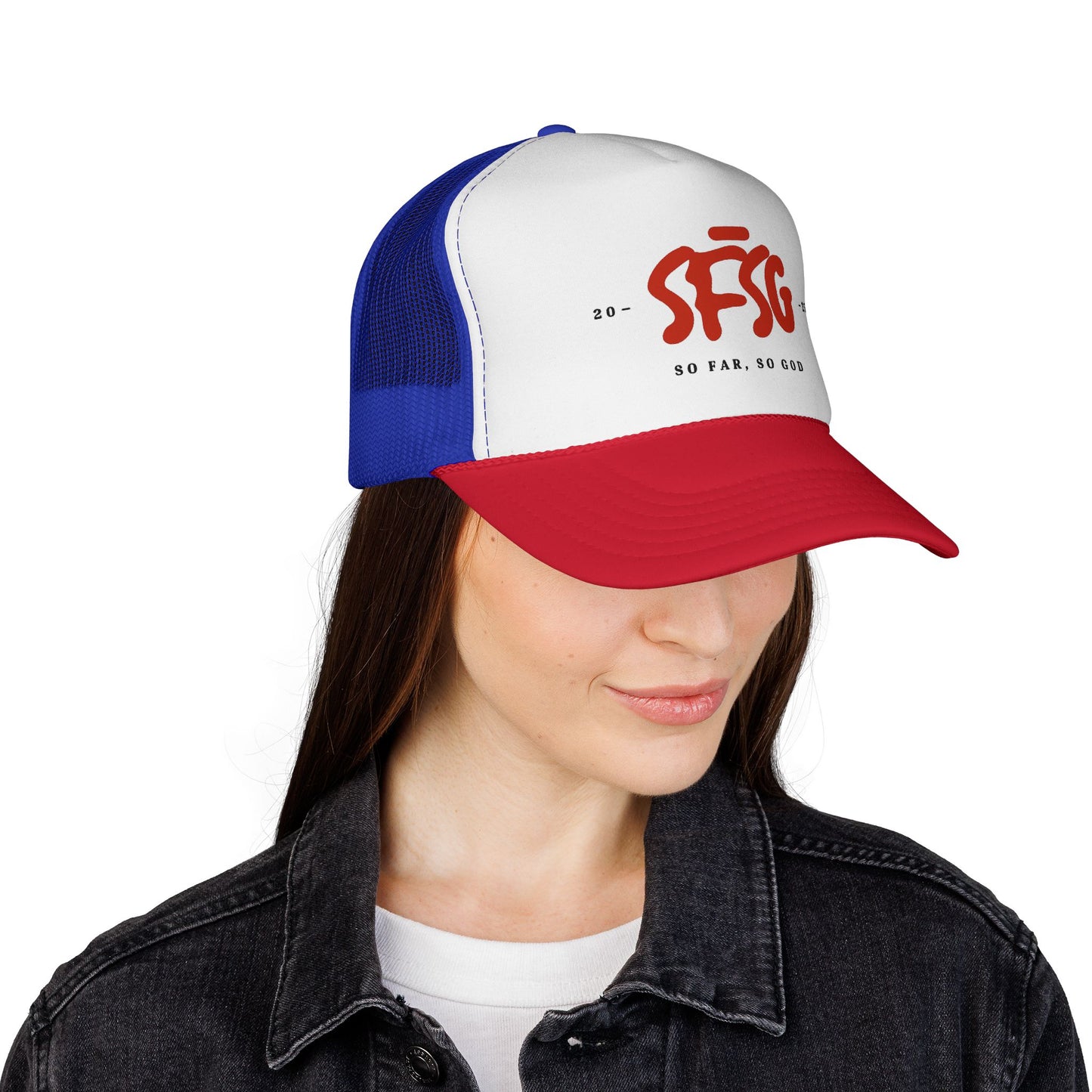 SFSG Trucker Cap: RED LOGO
