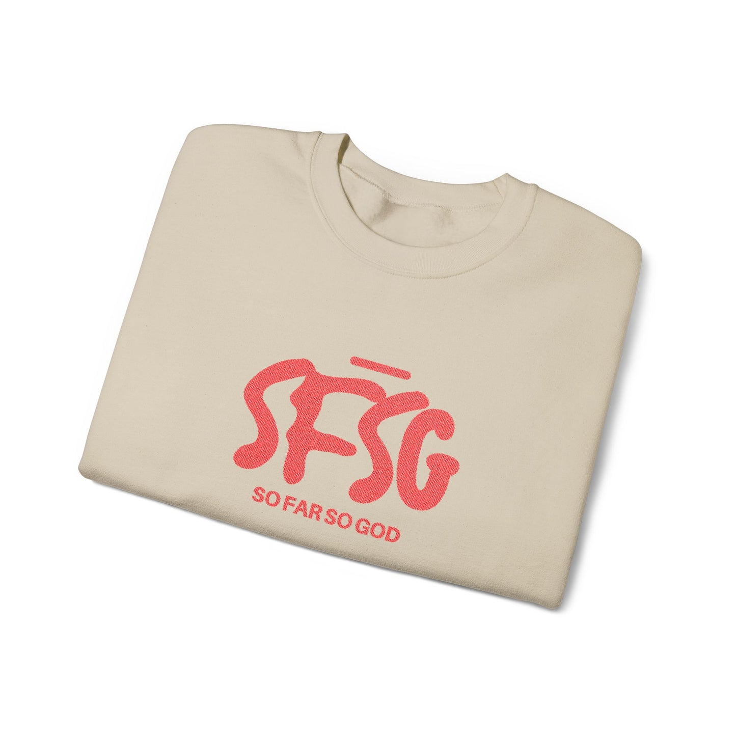 SFSG Unisex Embroidery Sweatshirt : BLCK RED