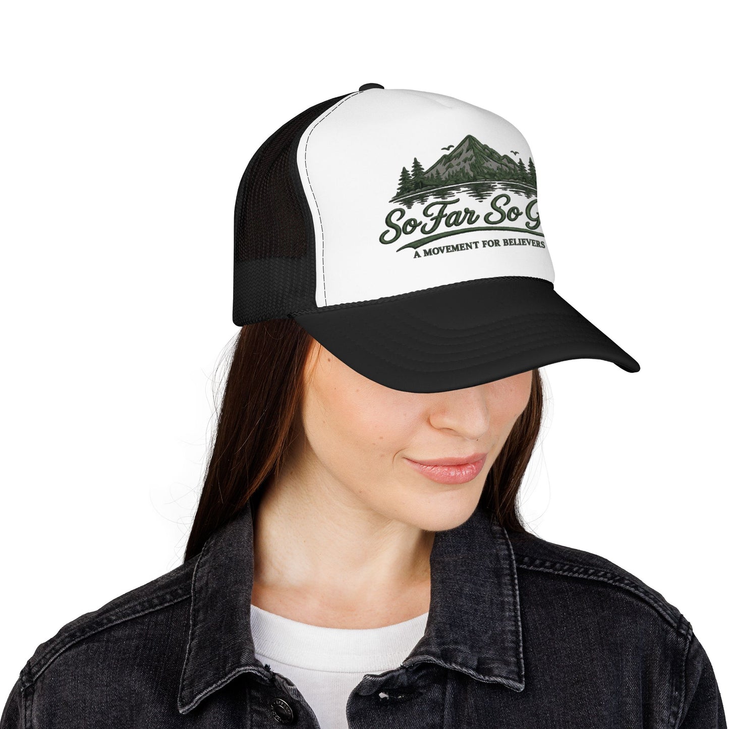 zSFSG Mountain Foam Trucker Hat